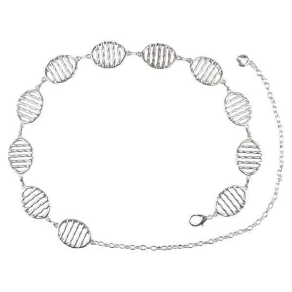 METAL OVAL CHAIN BELT