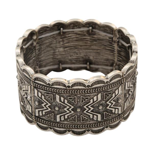 WESTERN STYLE STRETCH METAL BRACELET