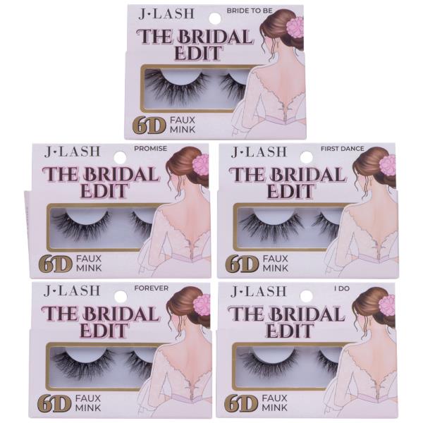 J LASH PREMIUM 3D FAUX MINK LASHES SET W DISPLAY