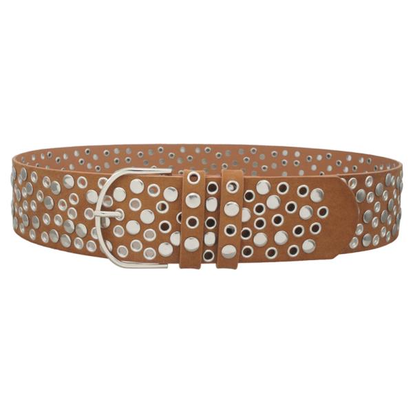 ALL OVER STUD & GROMMET HIP BEL