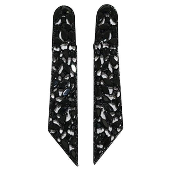 CRYSTAL RHINESTONE CASCADE LINEAR EARRING