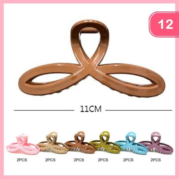 HAIR CLAW CLIP (12 UNITS)