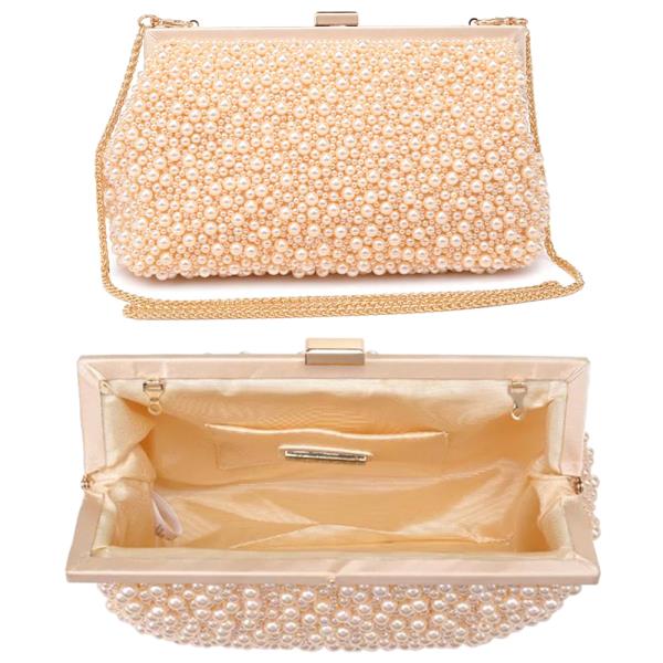 BEAD DETAILS SAMIRA EVENING BAG