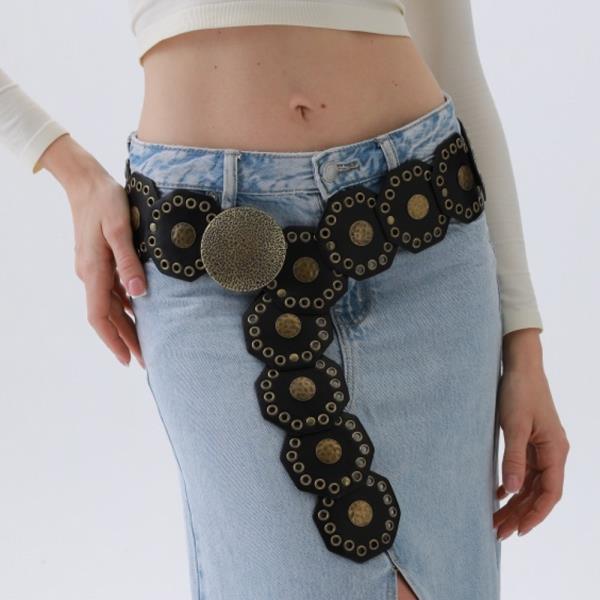 GEOMETRIC WESTERN BELT - WILD STYLE