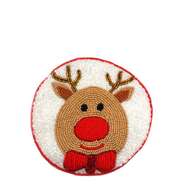 RODOLPH SEED BEAD COIN BAG