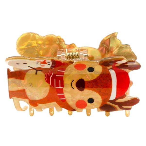 CHRISTMAS THEME CLAW HAIR CLIP