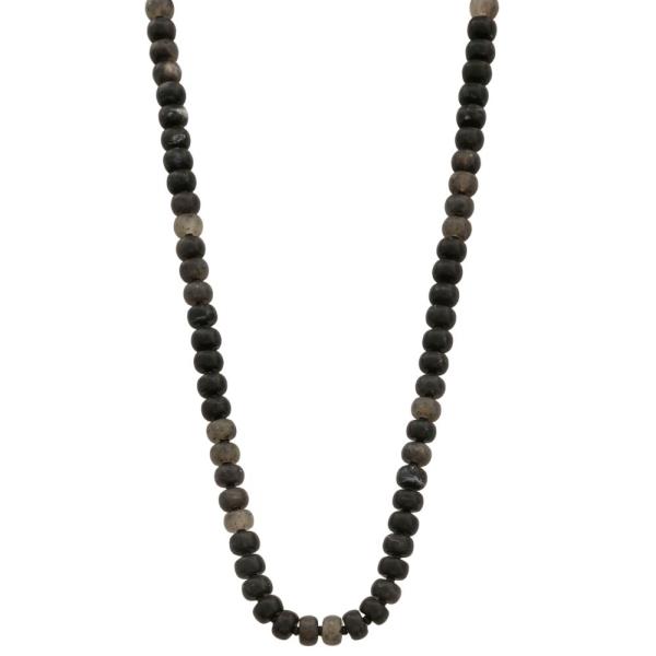 METAL BEAD NECKLACE