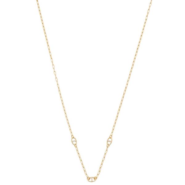 DAINTY OVAL LINK NECKLACE