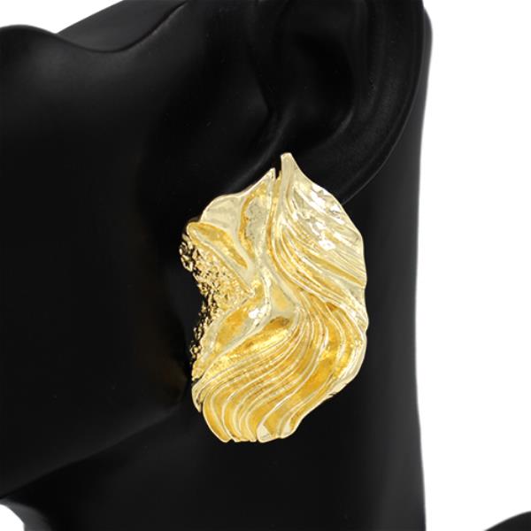 ORGANIC SHAPE METAL EARRING