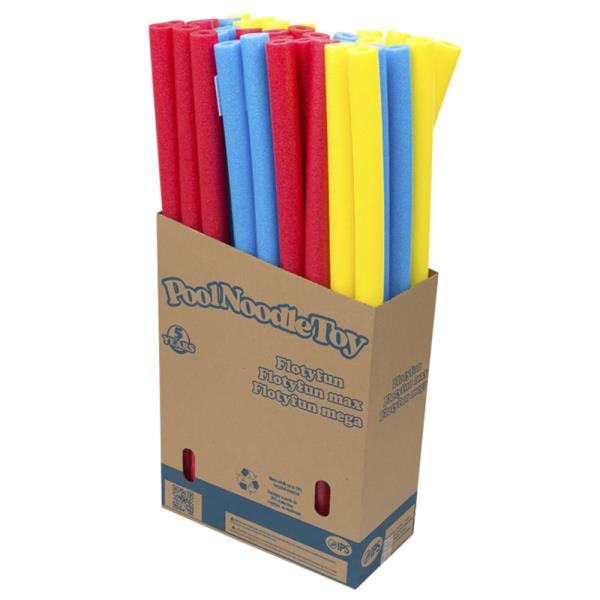 ASSORTED SUMMER POOL NOODLE 40 PC PACK