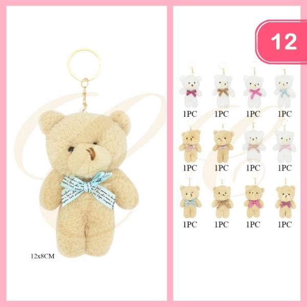 TEDDY BEAR KEYCHAIN (12 UNITS)