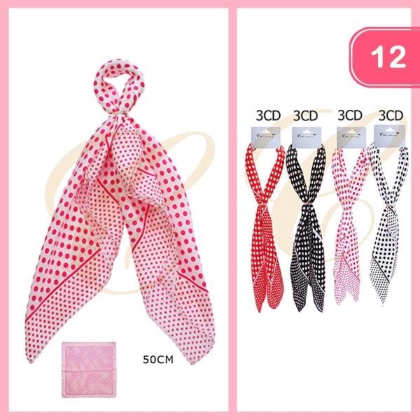 POLKADOT SCARF (12 UNITS)
