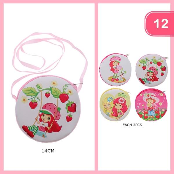 STRAWBERRY COIN BAG (12 UNITS)