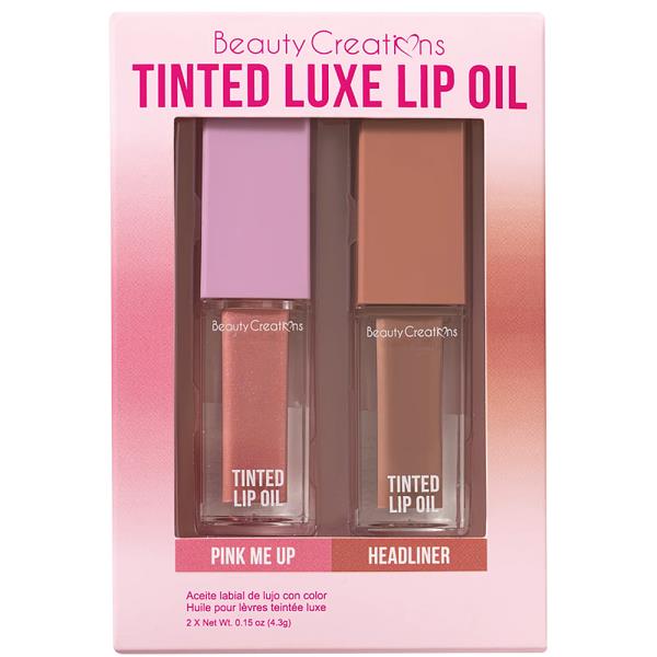 BEAUTY CREATIONS TINTED LUXE LIP OIL SET2