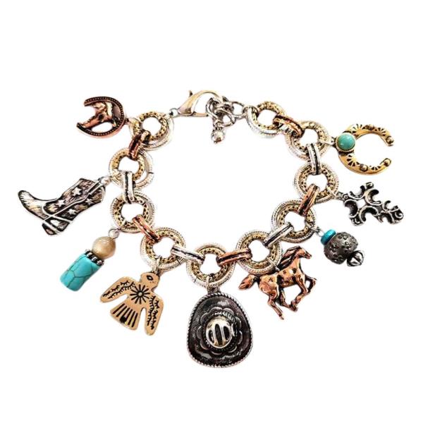 WESTERN CHARM METAL BRACELET