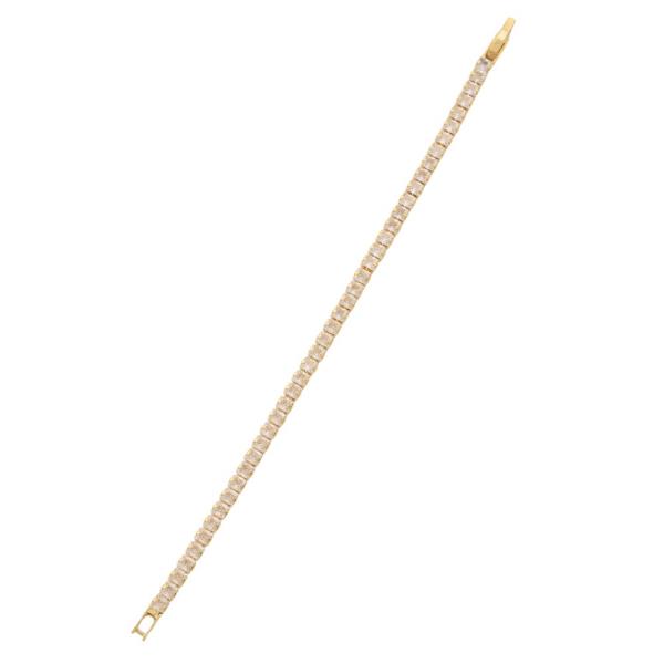 SODAJO CRYSTAL LINK GOLD DIPPED BRACELET
