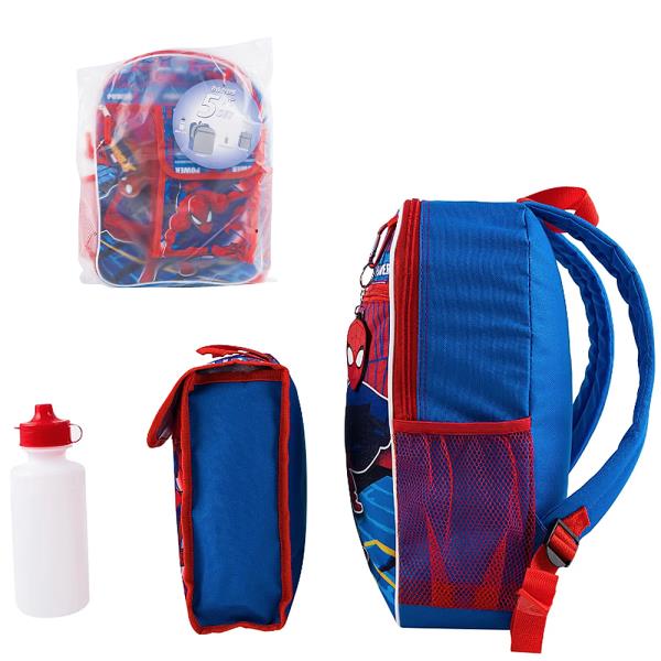 SPIDEY 5PC BACKPACK SET