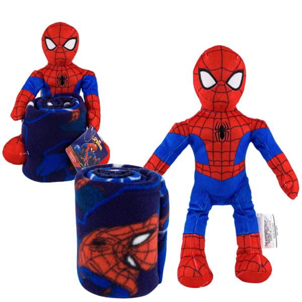 MARVEL SPIDER MAN CHARACTER AND SILK TOUCH THROW 2PC SET