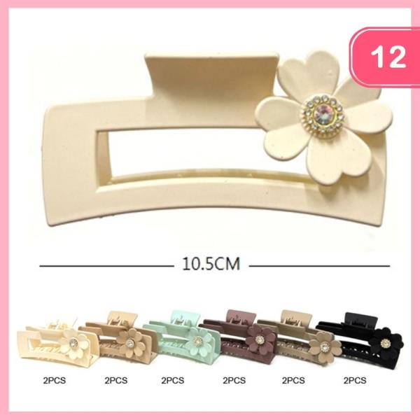 HAIR CLAW CLIP (12 UNITS)