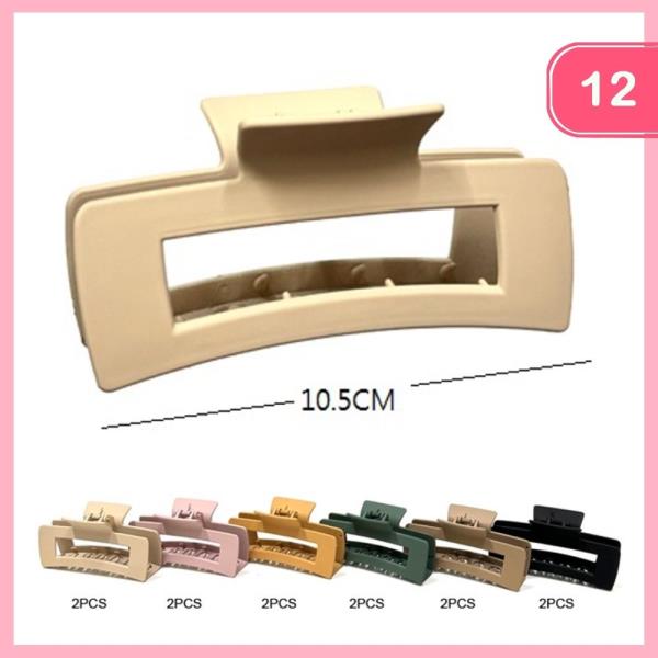 HAIR CLAW CLIP (12 UNITS)