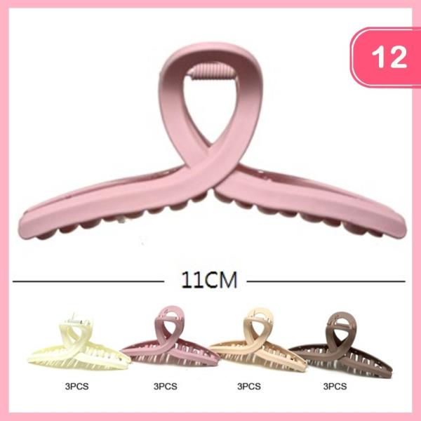 HAIR CLAW CLIP (12 UNITS)