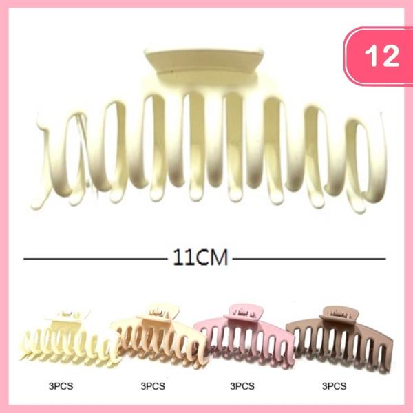 HAIR CLAW CLIP (12 UNITS)