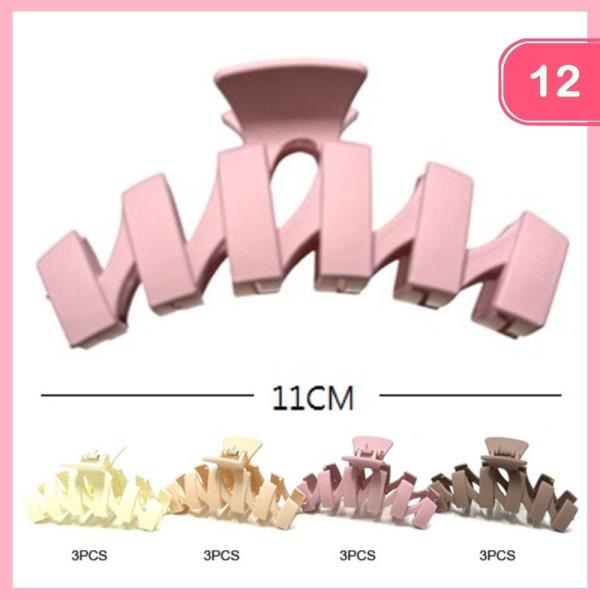 HAIR CLAW CLIP (12 UNITS)
