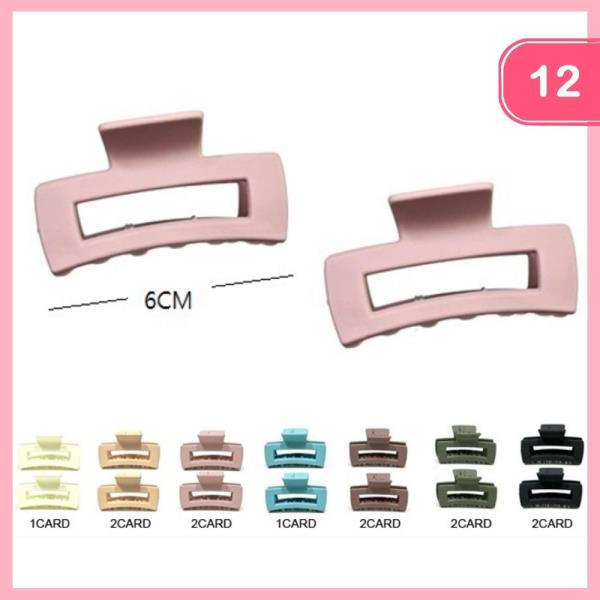 HAIR CLAW CLIP (12 UNITS)