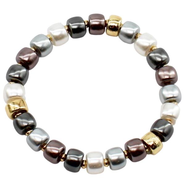 MIX BEAD STRETCH BRACELET