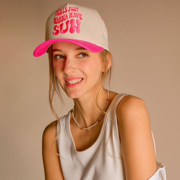 CC GIRLS JUST WANNA HAVE SUN TRUCKER CAP