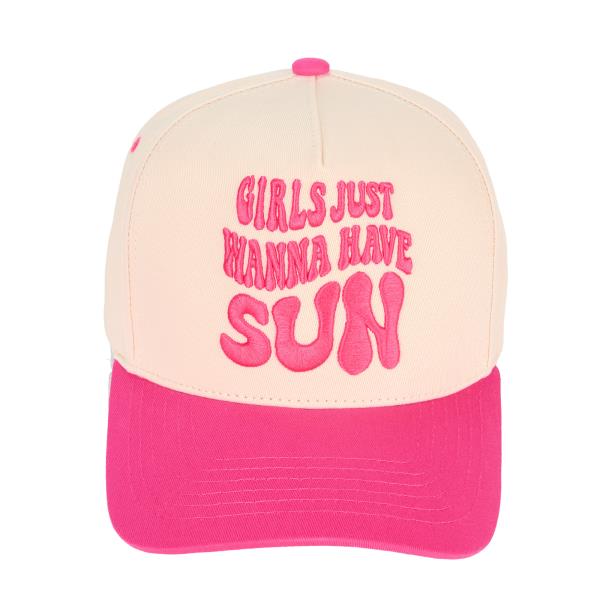CC GIRLS JUST WANNA HAVE SUN TRUCKER CAP