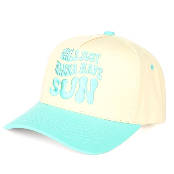 CC GIRLS JUST WANNA HAVE SUN TRUCKER CAP