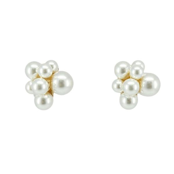 MULTI PEARL STUD EARRING