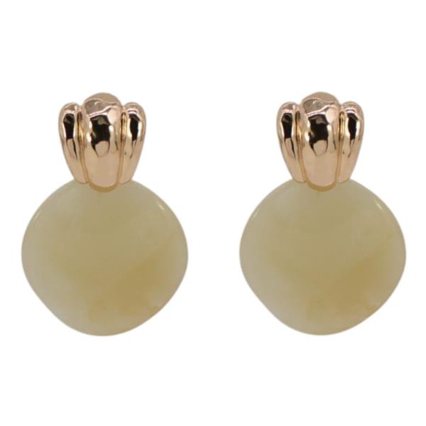 METAL ROUND LINK EARRING