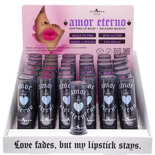 AMOR ETERNO SHIFTING LIP BALM WITH GLITTER (36 UNITS)