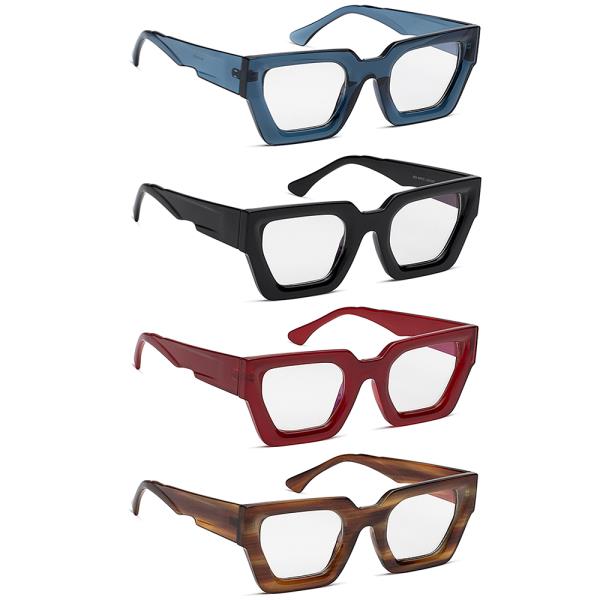 SQUARE CLEAR SUNGLASSES 1DZ