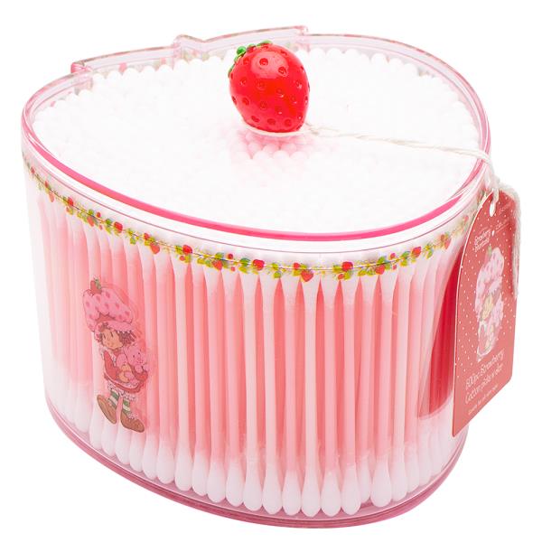 CELAVI STRAWBERRY SHORTCAKE 500PC COTTON PICKS WITH JAR
