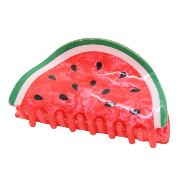 WATERMELON CLAW HAIR CLIP