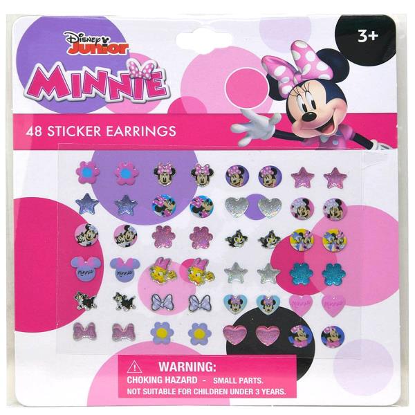 MINNIE BOWTIQUE 24 PAIR STICKER EARRINGS
