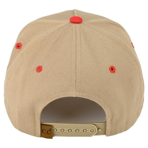 CC TWO TONE COTTON TRUCKER HAT