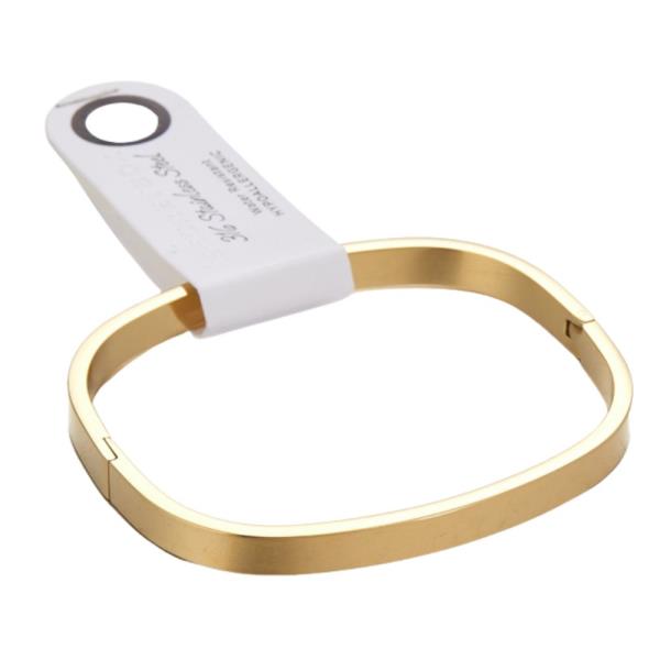 RECTANGLE STAINLESS STEEL BANGLE BRACELET