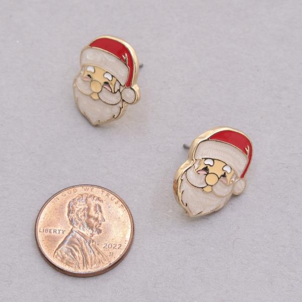 SANTA CLAUS CHRISTMAS EARRING