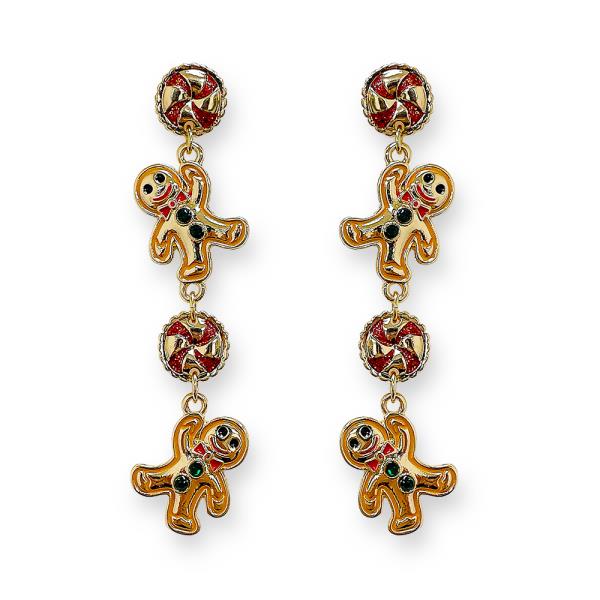 CHRISTMAS COOKIE TIERED EARRING