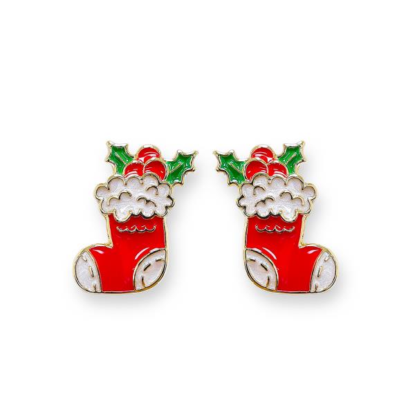 CHRISTMAS  GIFT SOCKS POST EARRING