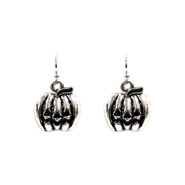 PUMPKIN HALLOWEEN METAL EARRING