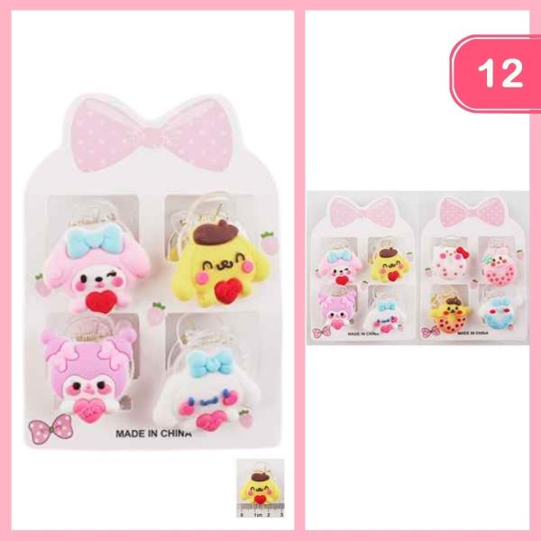 CUTE KIDS HAIR MINI CLAW CLIPS (12 UNITS)