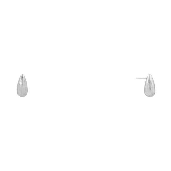 DAINTY TEARDROP METAL EARRING