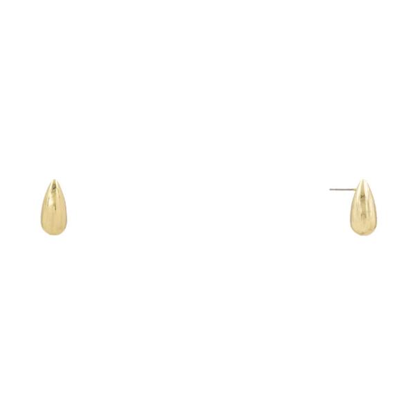 DAINTY TEARDROP METAL EARRING
