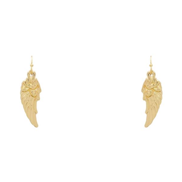 ANGEL WING METAL EARRING