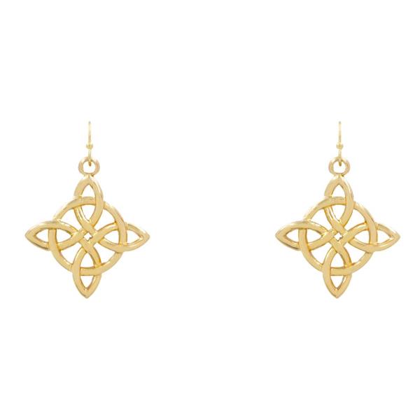 METAL DANGLE EARRING
